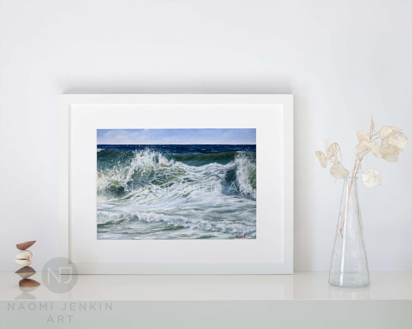 "Foamy Surf” – Seascape Art Prints