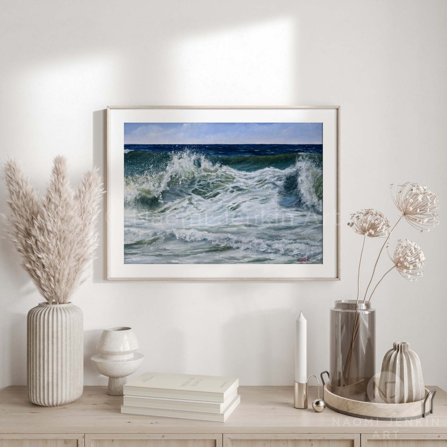 "Foamy Surf” – Seascape Art Prints