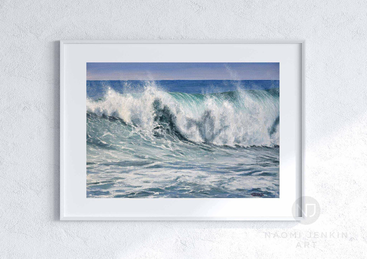 Seascape print by Naomi Jenkin Art.