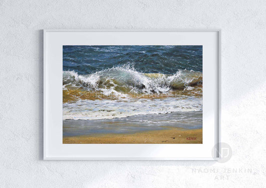 Seascape print by Naomi Jenkin Art.