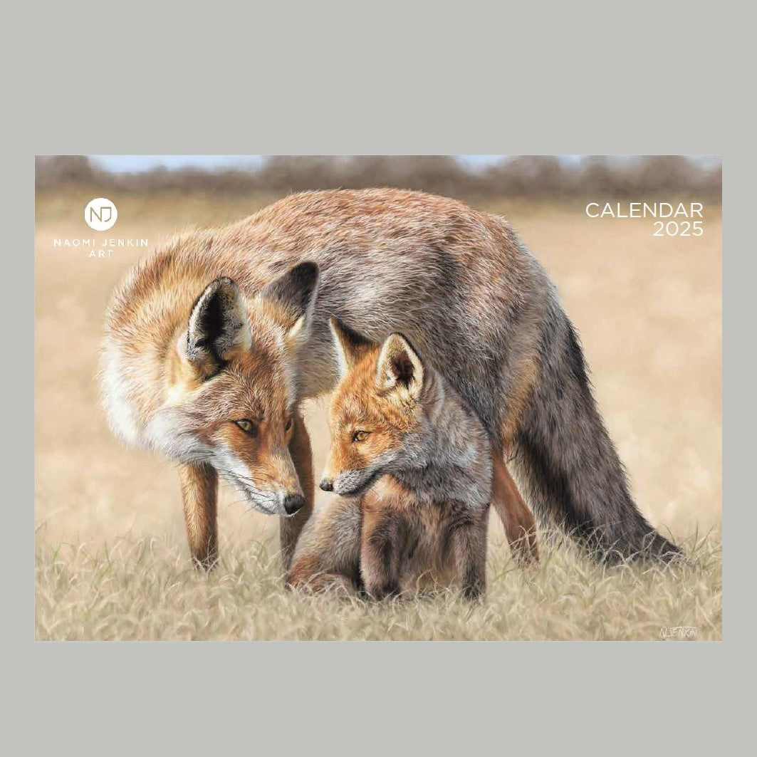 Naomi Jenkin Art Wildlife Art Calendar 2025