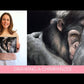 "Embrace" - Chimpanzee painting
