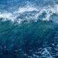 Close up of 'Wild Atlantic', an original seascape painting by Naomi Jenkin.