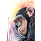 "Kindred Spirit" Original chimpanzee painting by Naomi Jenkin Art