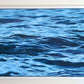 'Solace' - framed seascape painting of calm ocean ripples by Naomi Jenkin Art. Painted in oil on canvas. 