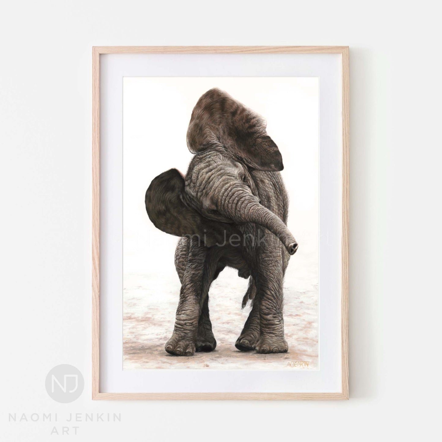 "Shake It Off" – Elephant Art Prints