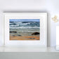 Seascape print of Watergate Bay on a blustery day