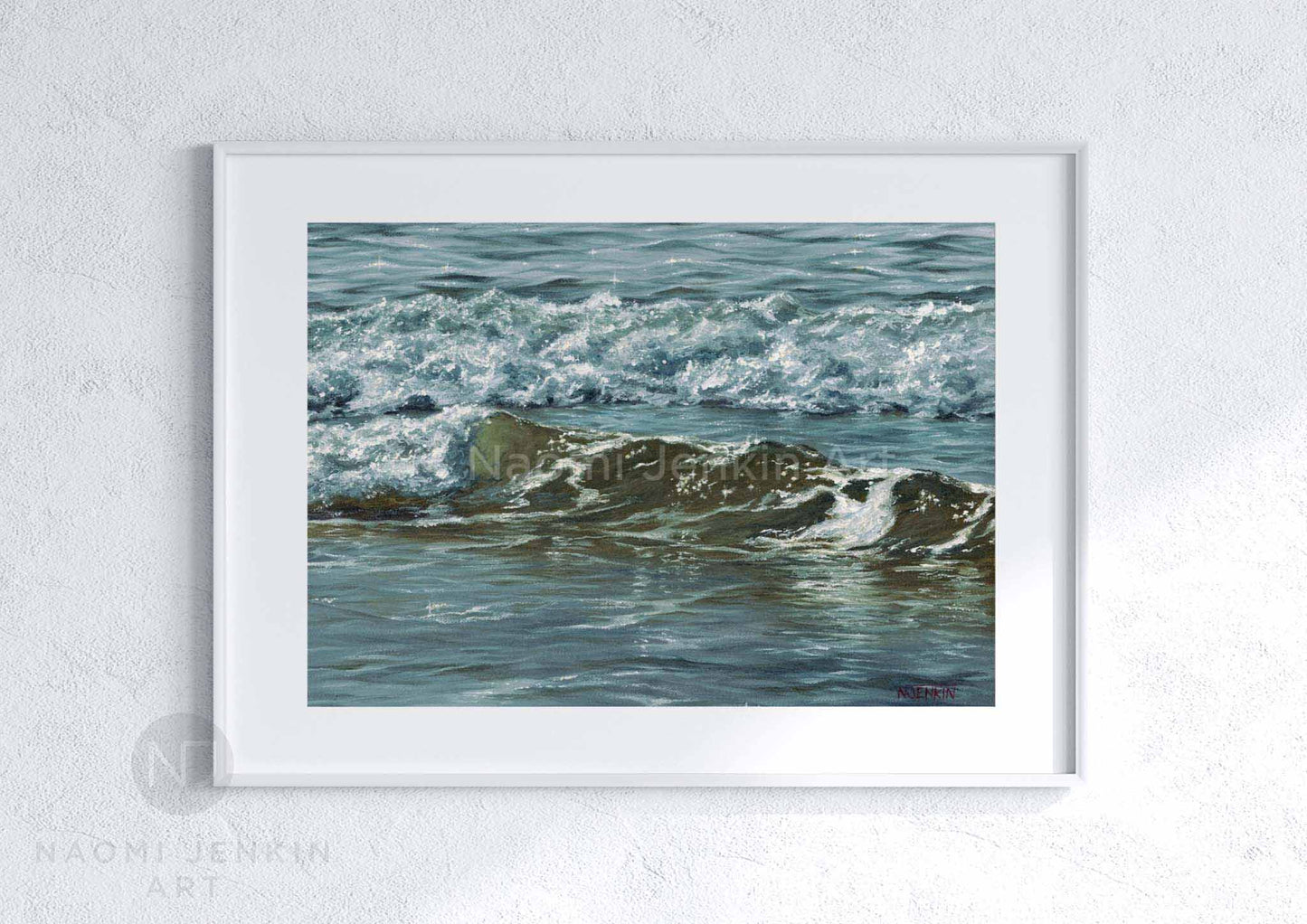 Seascape print by Naomi Jenkin Art. 