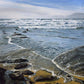 Seascape painting of Watergate Bay Cornwall  by Naomi Jenkin Art.