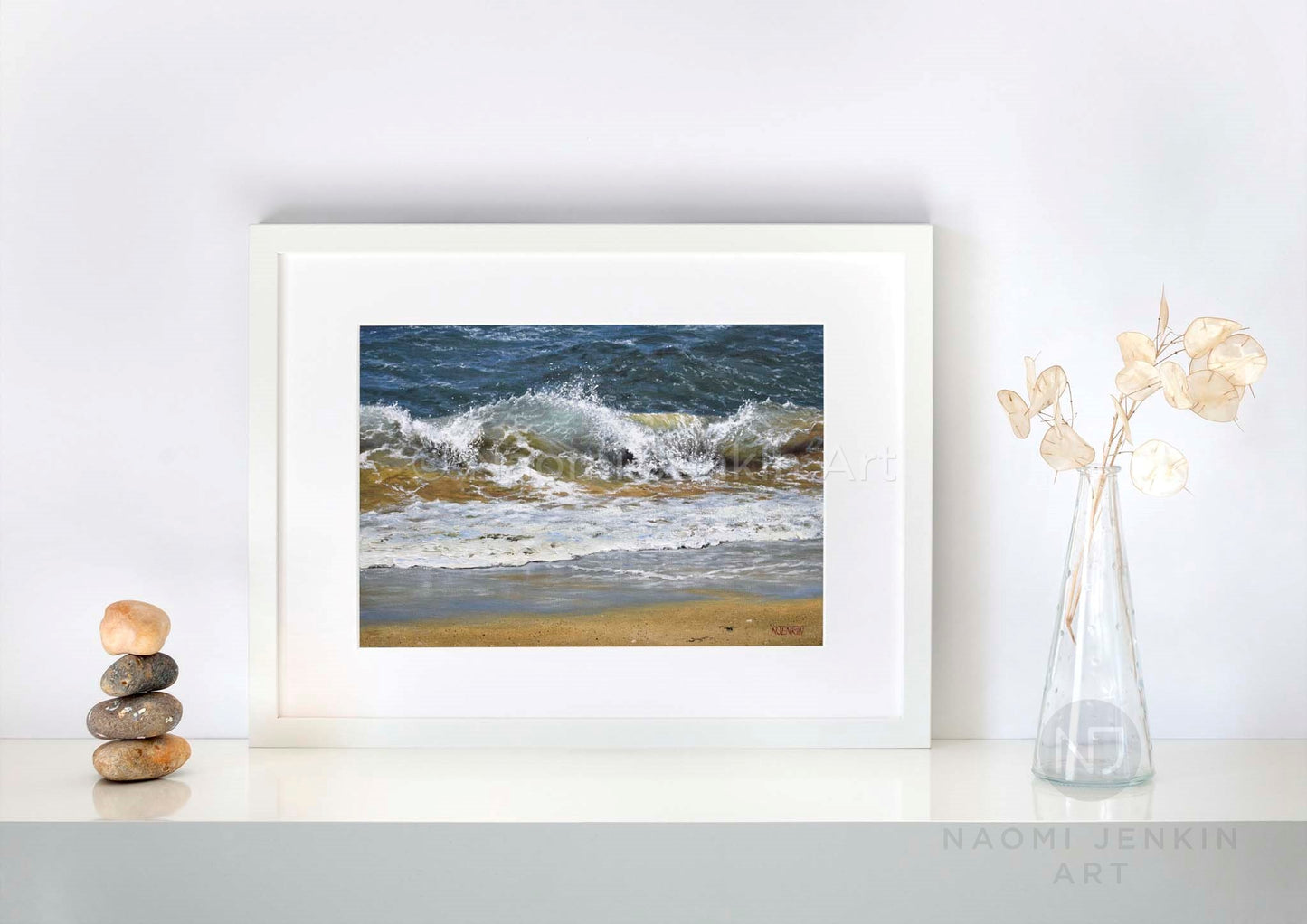 Seascape prints by Naomi Jenkin Art. 