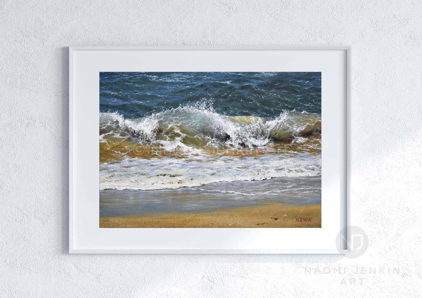 Seascape print by Naomi Jenkin Art. 