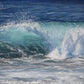 Wave painting by seascape artist Naomi Jenkin Art. 